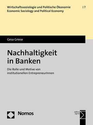 cover image of Nachhaltigkeit in Banken